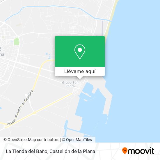 Mapa La Tienda del Baño