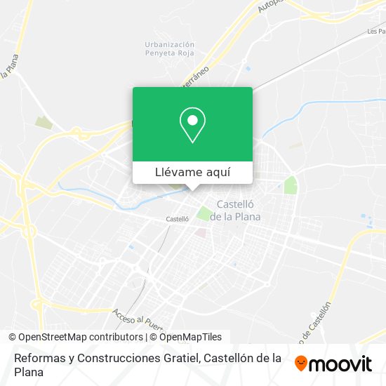 Mapa Reformas y Construcciones Gratiel