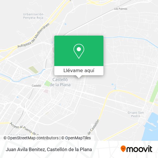 Mapa Juan Avila Benitez