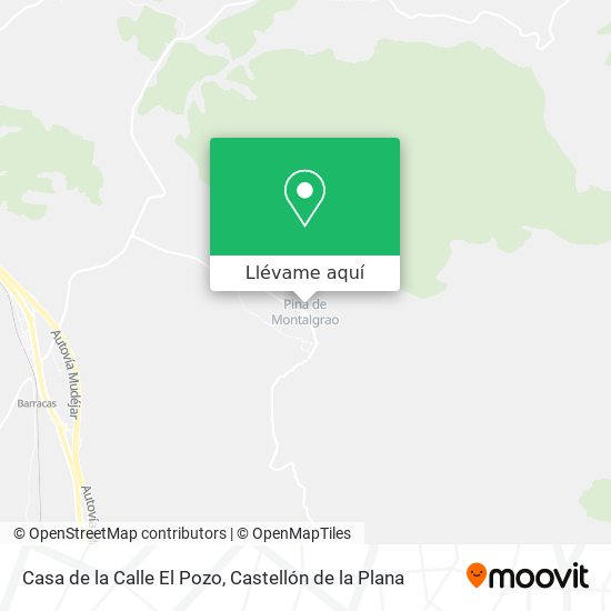 Mapa Casa de la Calle El Pozo