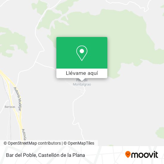Mapa Bar del Poble