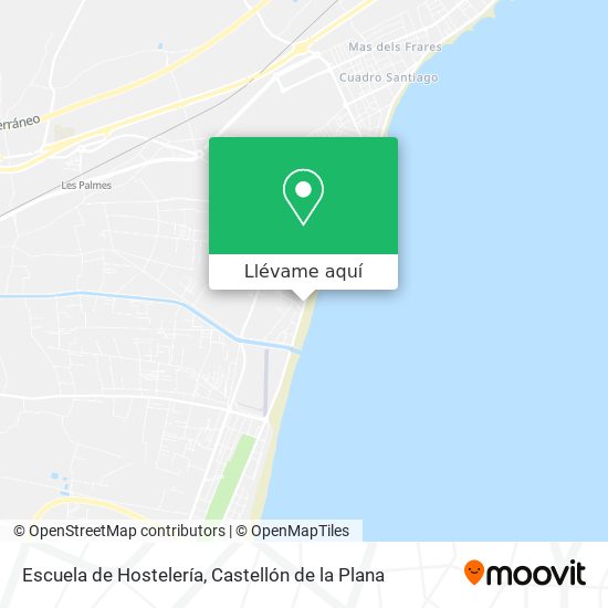 Mapa Escuela de Hostelería