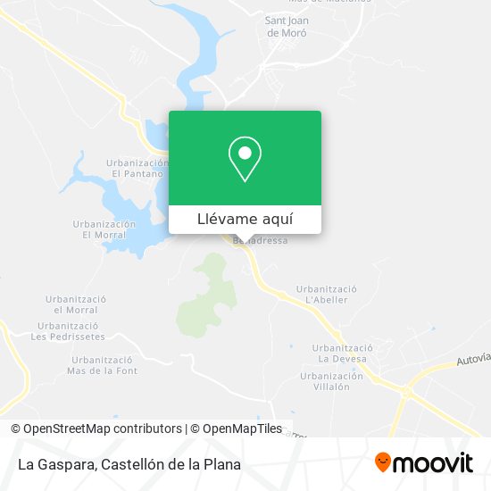 Mapa La Gaspara