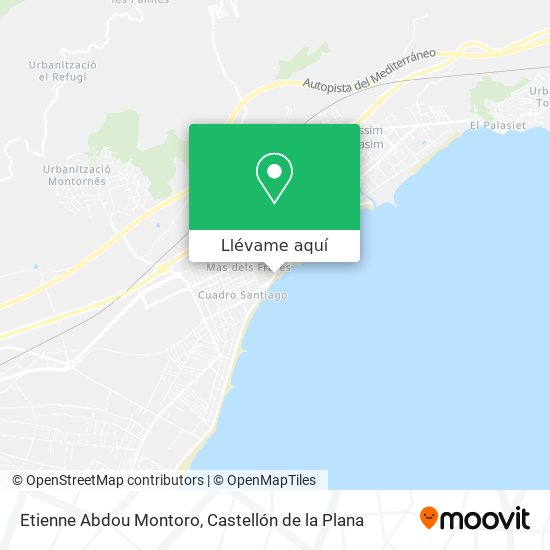 Mapa Etienne Abdou Montoro