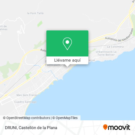 Mapa DRUNI