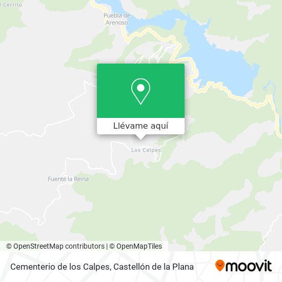 Mapa Cementerio de los Calpes