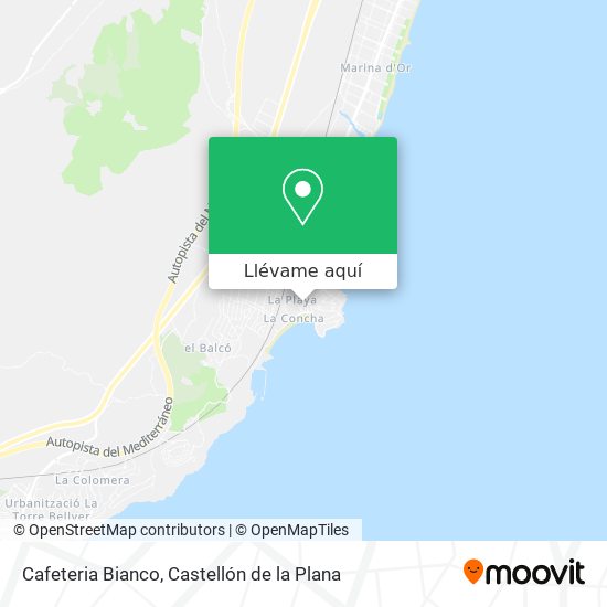 Mapa Cafeteria Bianco