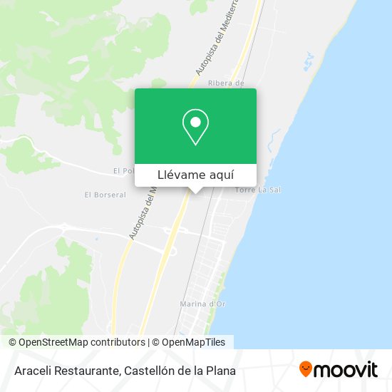 Mapa Araceli Restaurante