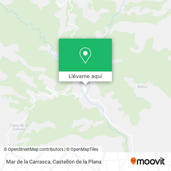 Mapa Mar de la Carrasca