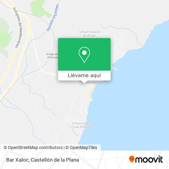 Mapa Bar Xaloc