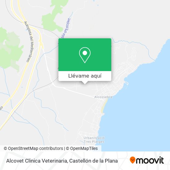 Mapa Alcovet Clinica Veterinaria