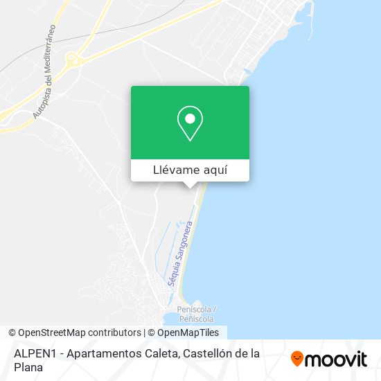 Mapa ALPEN1 - Apartamentos Caleta