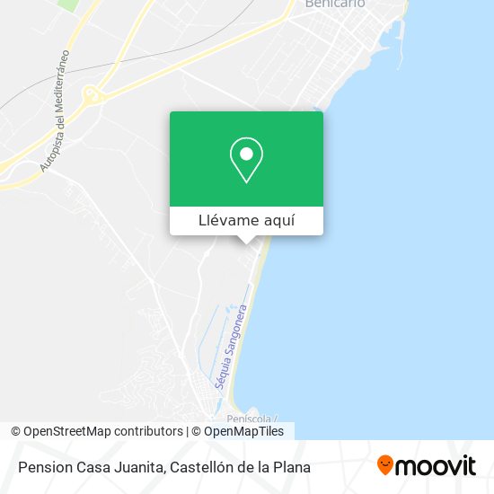 Mapa Pension Casa Juanita