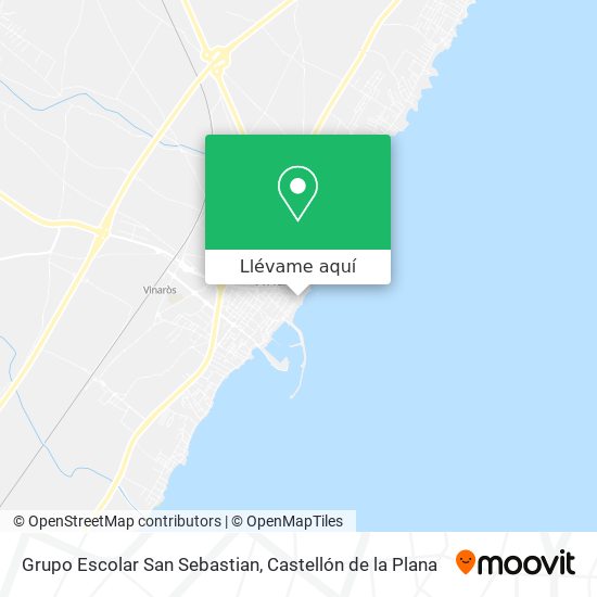 Mapa Grupo Escolar San Sebastian