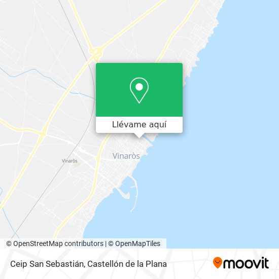 Mapa Ceip San Sebastián