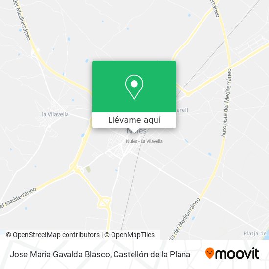 Mapa Jose Maria Gavalda Blasco