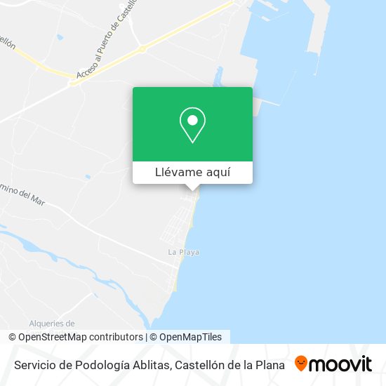 Mapa Servicio de Podología Ablitas