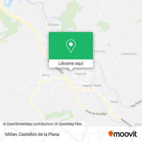 Mapa Millan