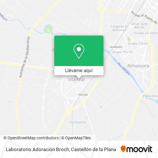 Mapa Laboratorio Adoración Broch