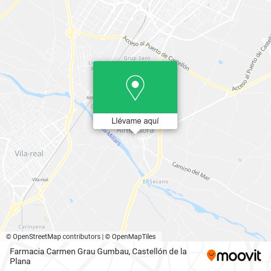 Mapa Farmacia Carmen Grau Gumbau