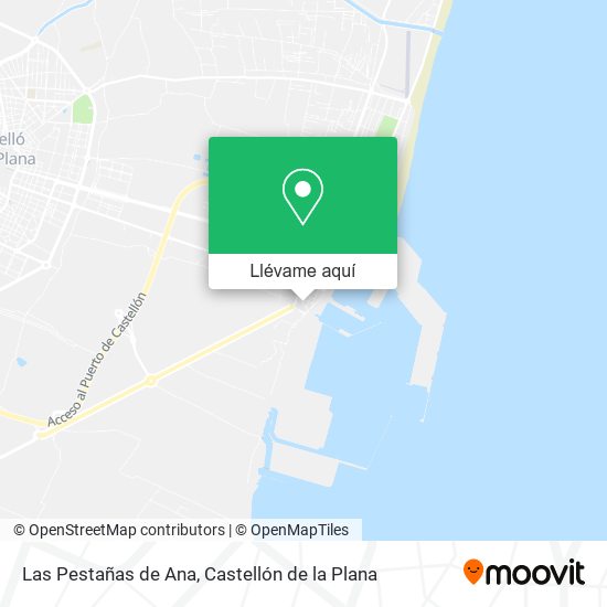 Mapa Las Pestañas de Ana