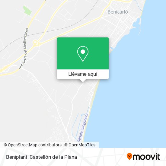 Mapa Beniplant