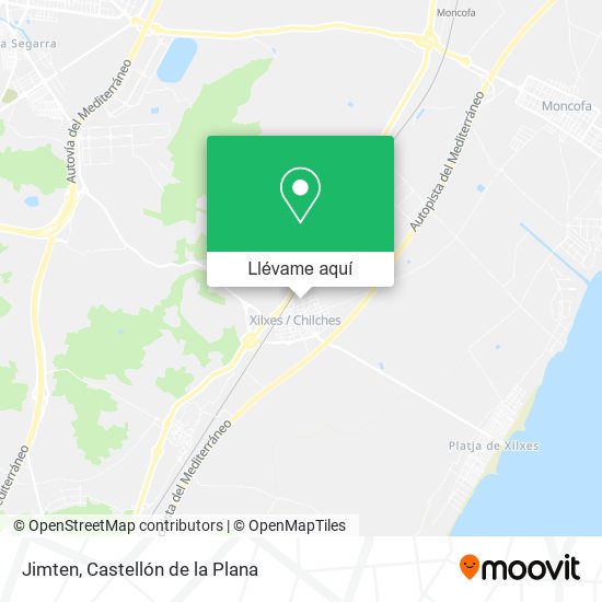 Mapa Jimten