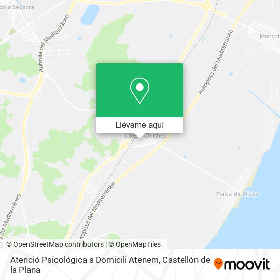 Mapa Atenció Psicológica a Domicili Atenem