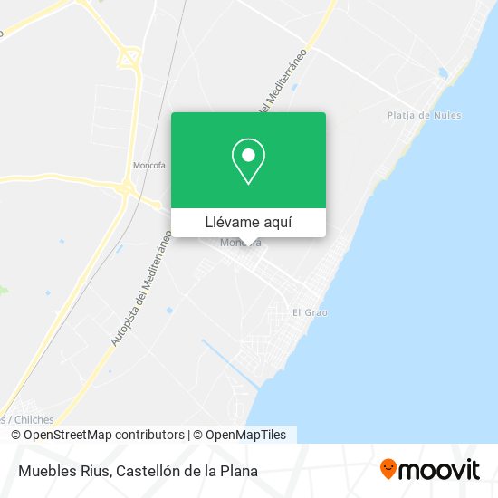 Mapa Muebles Rius