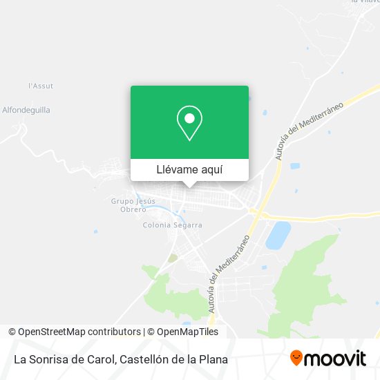 Mapa La Sonrisa de Carol