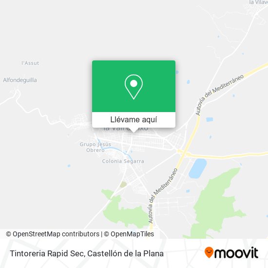 Mapa Tintoreria Rapid Sec