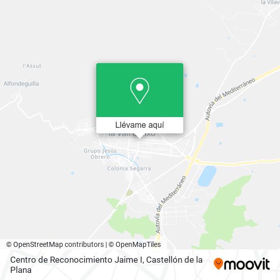 Mapa Centro de Reconocimiento Jaime I