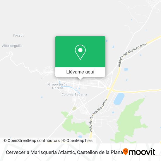 Mapa Cerveceria Marisqueria Atlantic