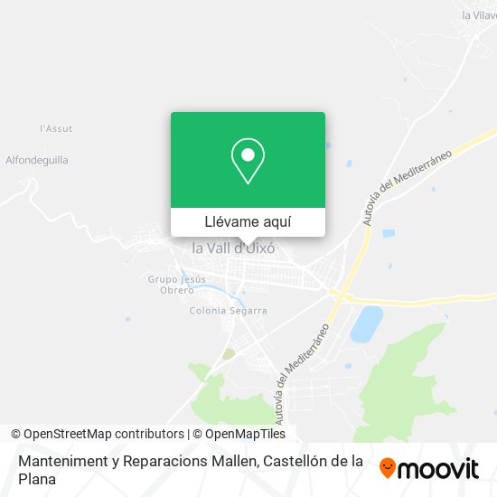 Mapa Manteniment y Reparacions Mallen
