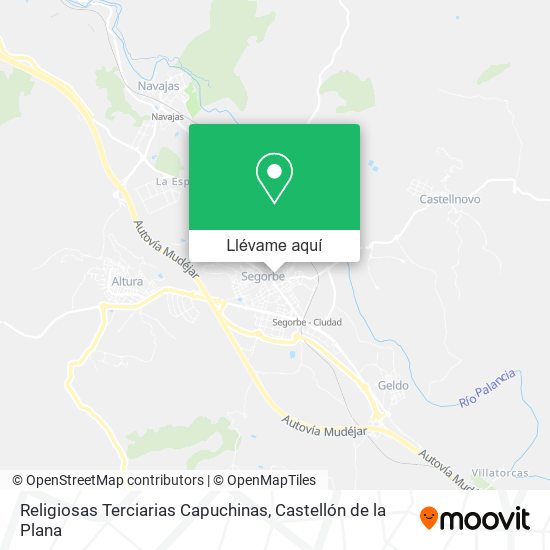 Mapa Religiosas Terciarias Capuchinas