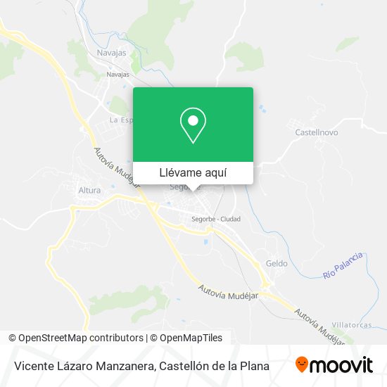 Mapa Vicente Lázaro Manzanera
