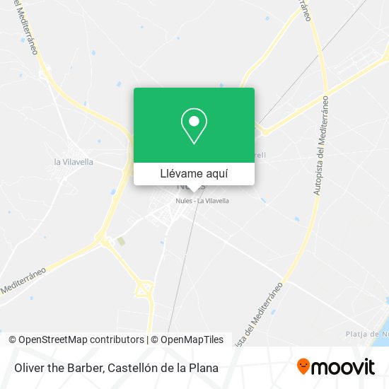 Mapa Oliver the Barber