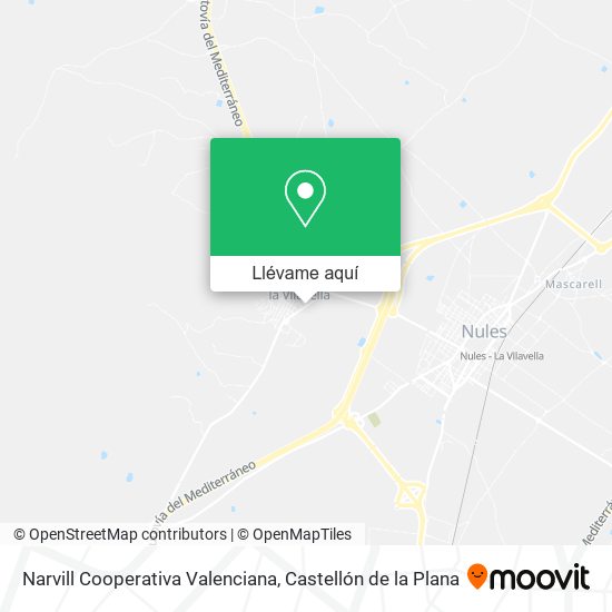 Mapa Narvill Cooperativa Valenciana