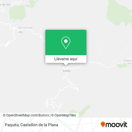 Mapa Paquita