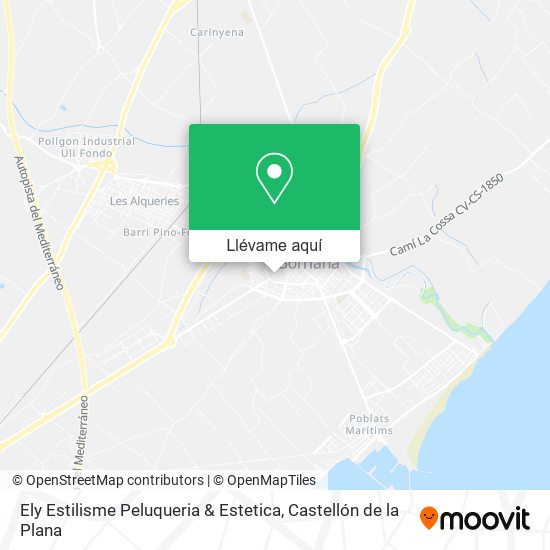 Mapa Ely Estilisme Peluqueria & Estetica