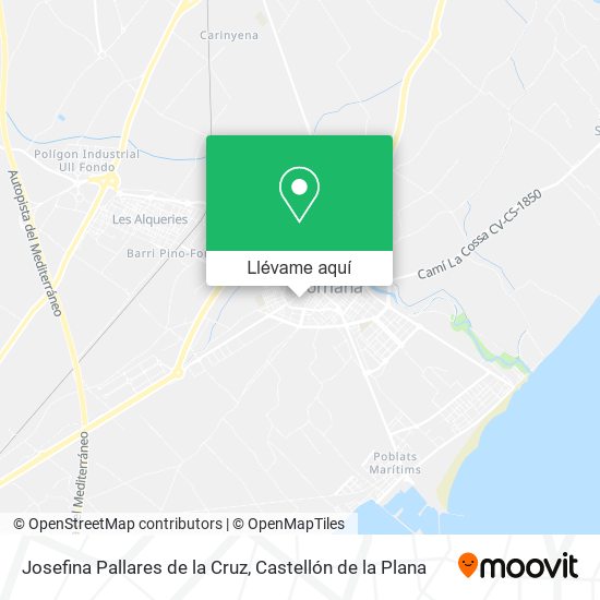 Mapa Josefina Pallares de la Cruz