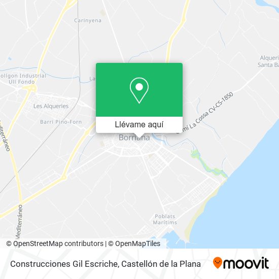 Mapa Construcciones Gil Escriche