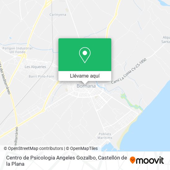 Mapa Centro de Psicologia Angeles Gozalbo