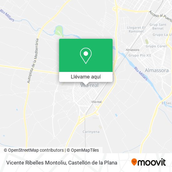 Mapa Vicente Ribelles Montoliu