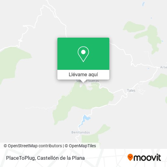 Mapa PlaceToPlug