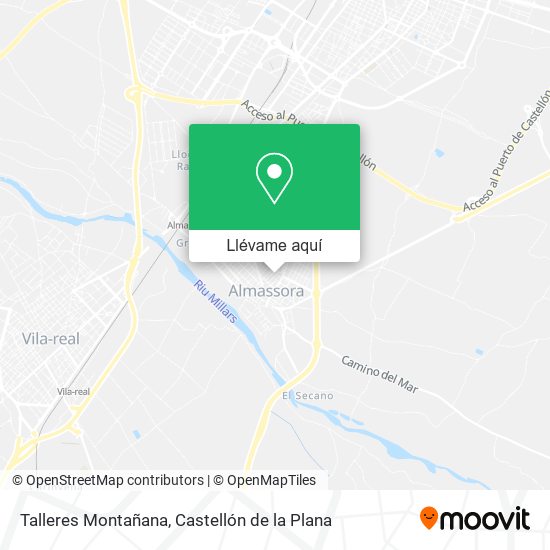 Mapa Talleres Montañana