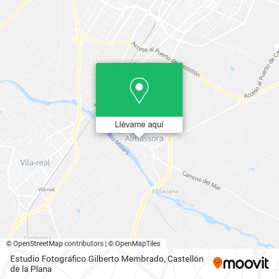 Mapa Estudio Fotográfico Gilberto Membrado