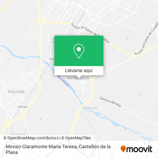 Mapa Monso Claramonte Maria Teresa