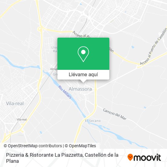 Mapa Pizzeria & Ristorante La Piazzetta