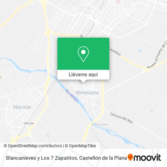 Mapa Blancanieves y Los 7 Zapatitos